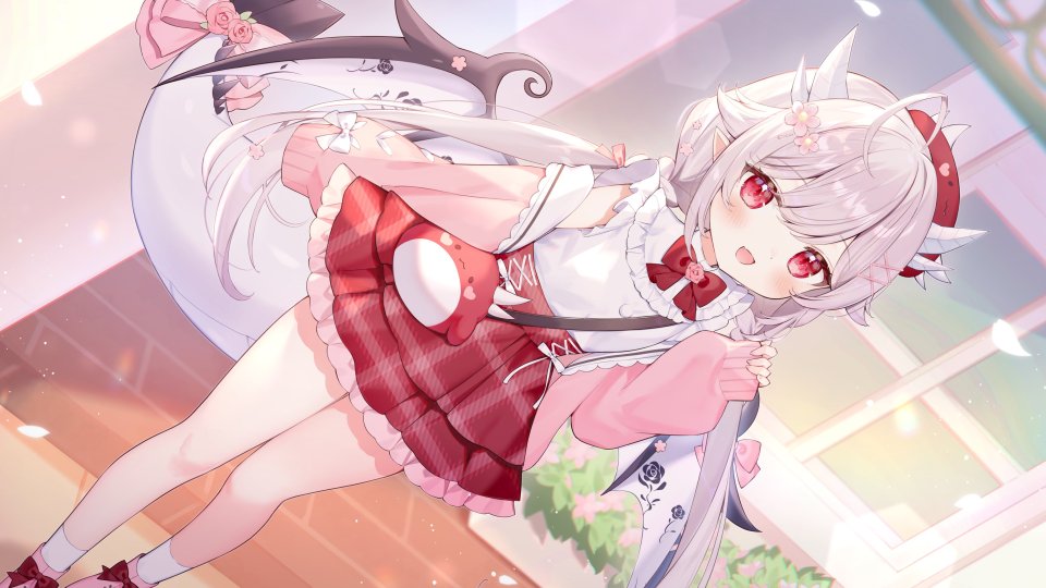 Rucaco 花冠あむる 独立虚拟YouTuber 尖耳 针织衫 翅膀