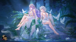 ATDAN,eve_krist,小鳥遊日向,雀魂,连衣裙,No-Bra,nopan,看穿,掀裙,丝袜