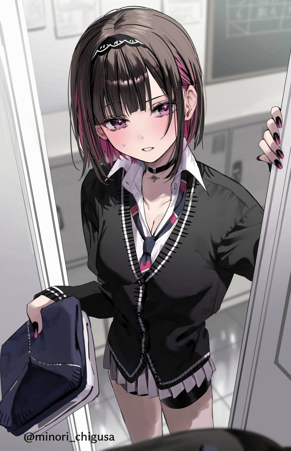 Chigusa_Minori Shirayuki_Ren Shino_To_Ren Cleavage 制服