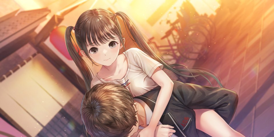 安住菜菜花 岸田メル 蔚蓝反射_灿 貧乳 黑发 Breasts 茶发 游戏CG