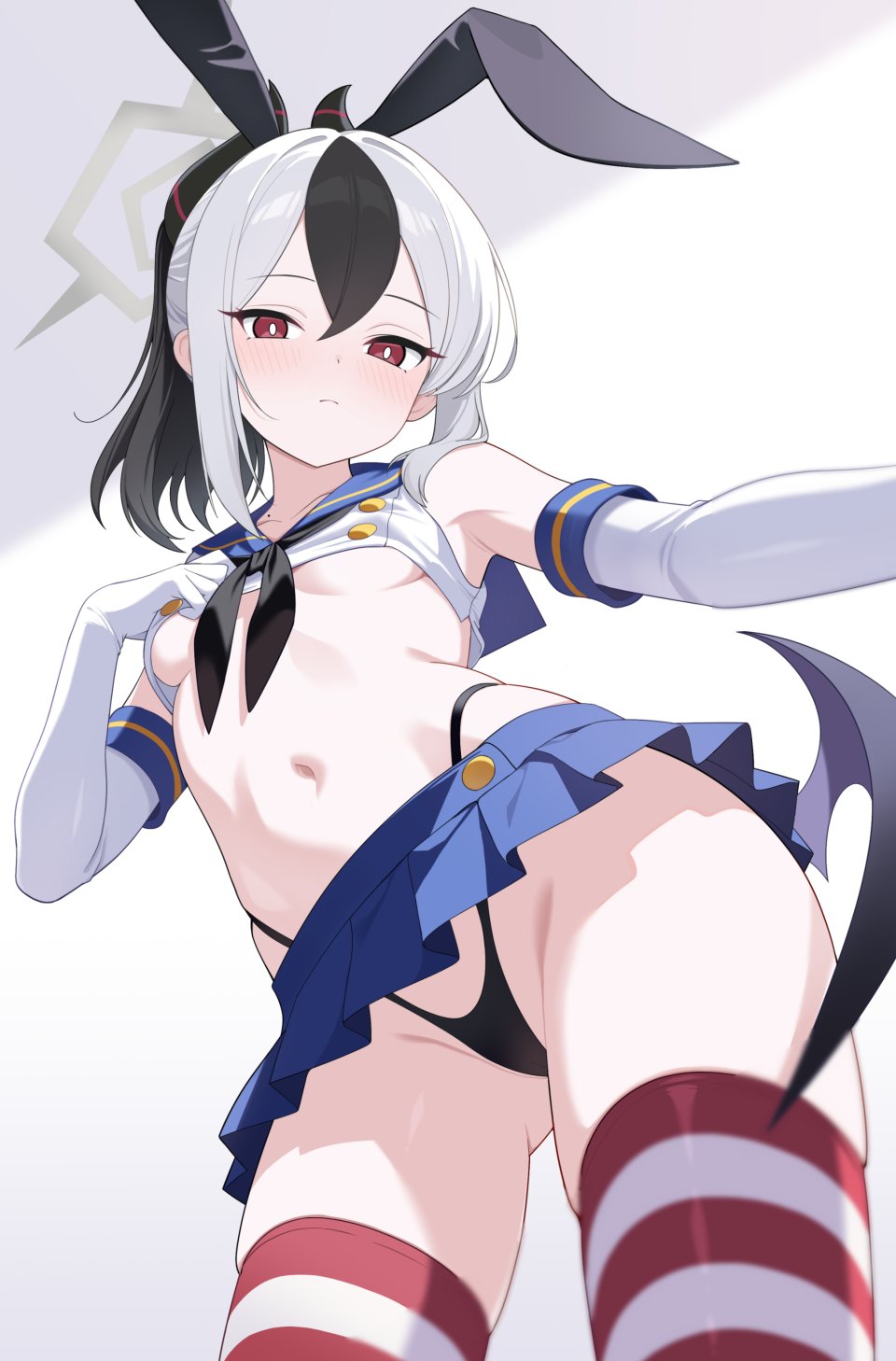 そのだ 鬼方佳世子 岛风号 蔚蓝档案 艦隊これくしょん 兽耳 兔耳 Cosplay