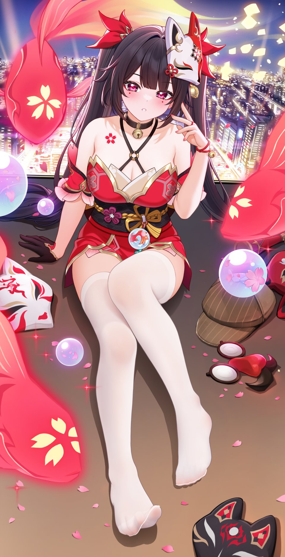 崩坏：星穹铁道 Honkai 花火 绿茶の袋子 Single 长发 長身像 视线正对
