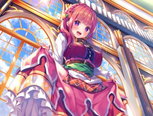 麻の葉,原创,脸红,三股辫,连衣裙
