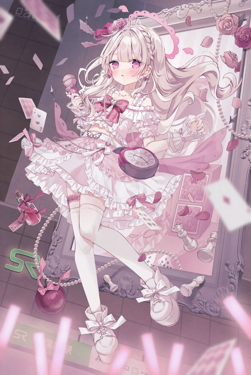 Hoshi Kagamia_Shukuri Vlash Garter 光晕 萝裙 丝袜