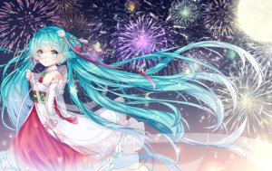 绯桜,初音ミク,VOCALOID,汉服