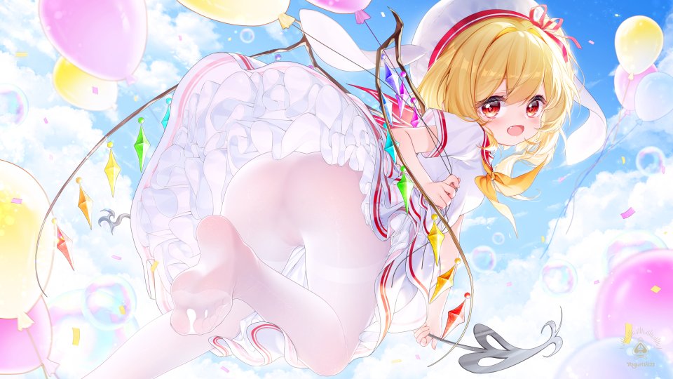 Suannaiwanzi 芙兰朵露 东方Project 萝莉 Nopan 裤袜 制服 掀裙