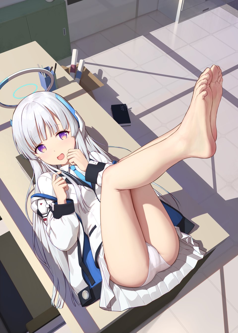 Tokinohimitsu 生盐乃爱 蔚蓝档案 光晕 胖次 制服 掀裙
