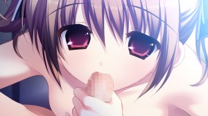fumio,入巣蒔菜,風見雄二,灰色的果实,游戏CG,露肩,breasts,茶发,censored,上位,视线正对,nude,POV,红色眼,短发,双马尾
