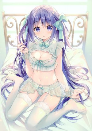 suimya,碧眼,白丝