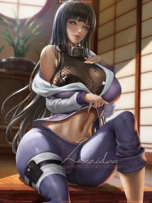 Lexaiduer,HINATA,NARUTO,fanart,日向ヒナタ,褌,極上の女体