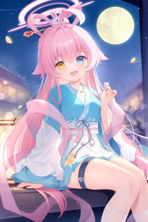 小鸟游星野,蔚蓝档案,汉服,garter,光晕