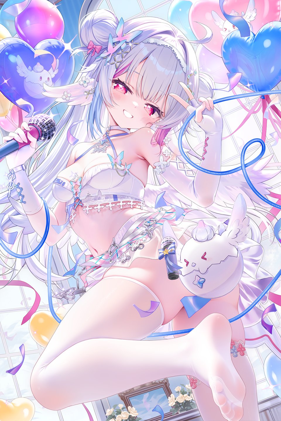 Neeko 独立虚拟YouTuber No-Bra 胖次 看穿 掀裙 丝袜 翅膀