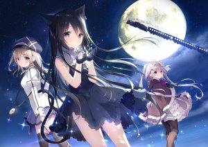 しらたま,shiratamaco,星空鉄道とシロの旅,兽耳,连衣裙,猫耳,黑丝,制服