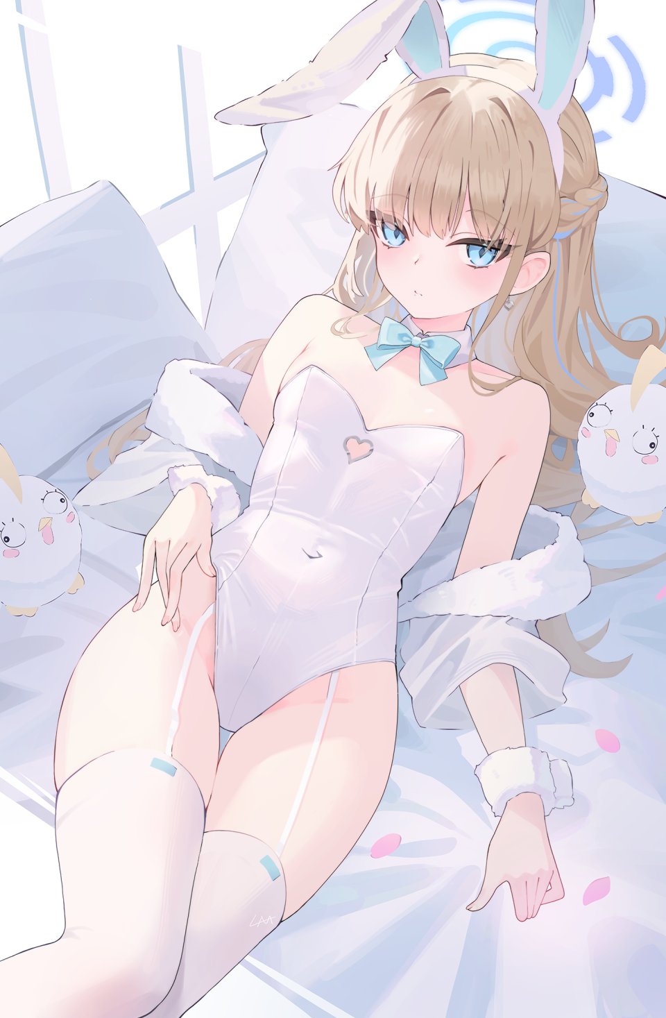 Minl 飞鸟马时 蔚蓝档案 兽耳 兔耳 兔女郎 光晕 萝莉
