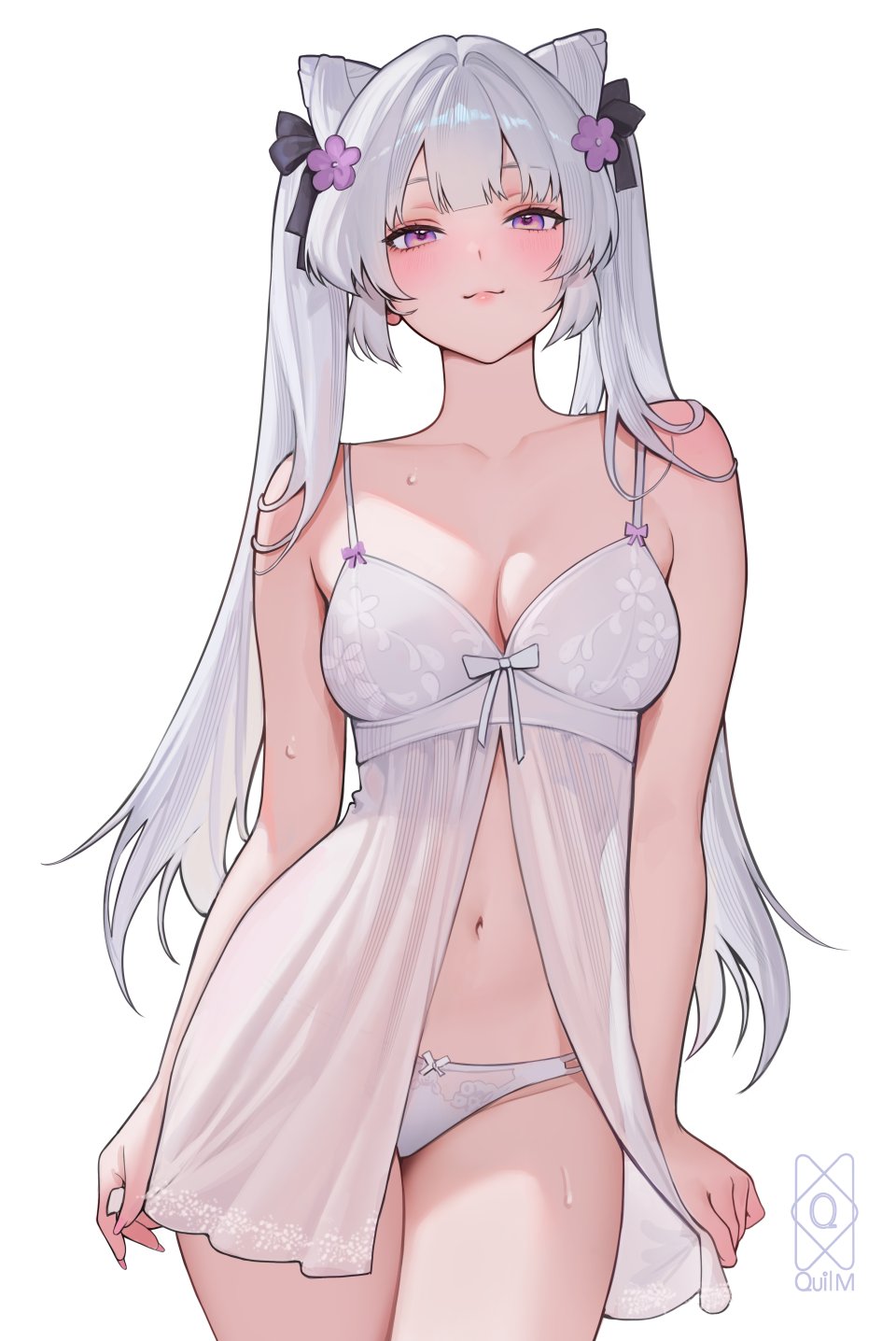 Quilm3 Bra Lingerie 胖次 看穿