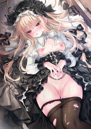 Rubi-sama,捆绑play,breasts,哥特式洛丽塔,萝裙,nipples,No-Bra,胖次,panty_pull,裤袜,猫咪,掀裙,爆衣,uncensored