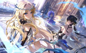 lkeris,cantarella,cartethyia,female_rover,鳴潮,漢服,繃帶,No-Bra,尖耳,劍,tattoo,絲襪,雨傘