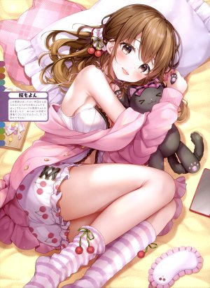 桜もよん,灯笼裤,lingerie,猫,睡衣