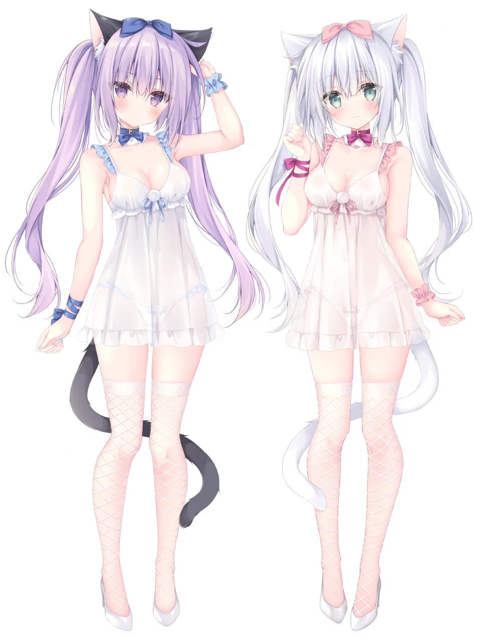藍璃（ありすorありす） 璃星（ありすorありす） Alice_Or_Alice 梱枝りこ 兽耳 露肩 Breasts 猫耳