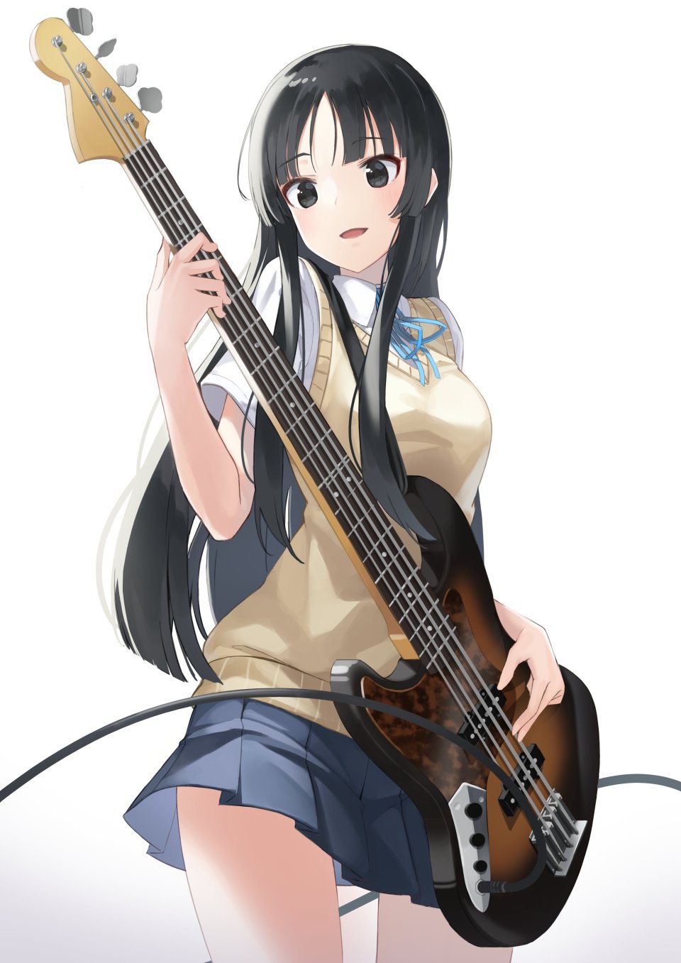 秋山澪 K-ON! 吉他 制服