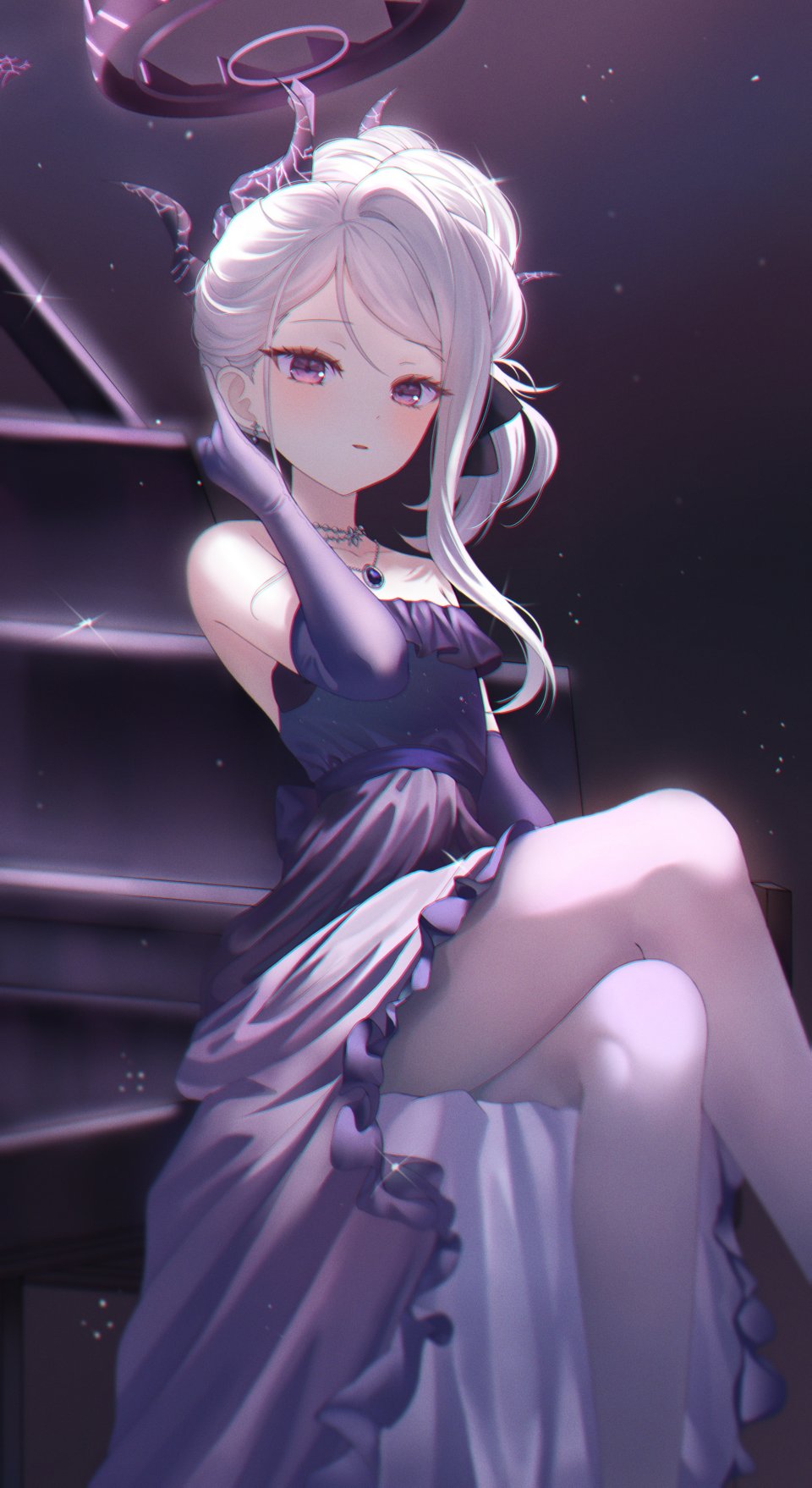 蔚蓝档案 空崎ヒナ Hina Dong_Hawn Single 长发 長身像 视线正对