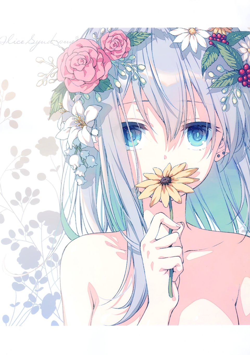 原创 遠坂あさぎ 长发 Single 長身像 视线正对 Highres 碧眼