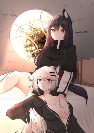 SAMIP,明日方舟,アークナイツ,拉普兰德,德克萨斯,おっぱい,百合