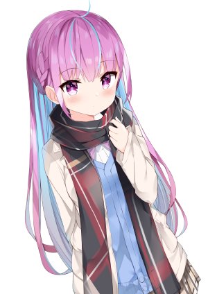 fuyuki030,湊あくあ,Hololive,制服
