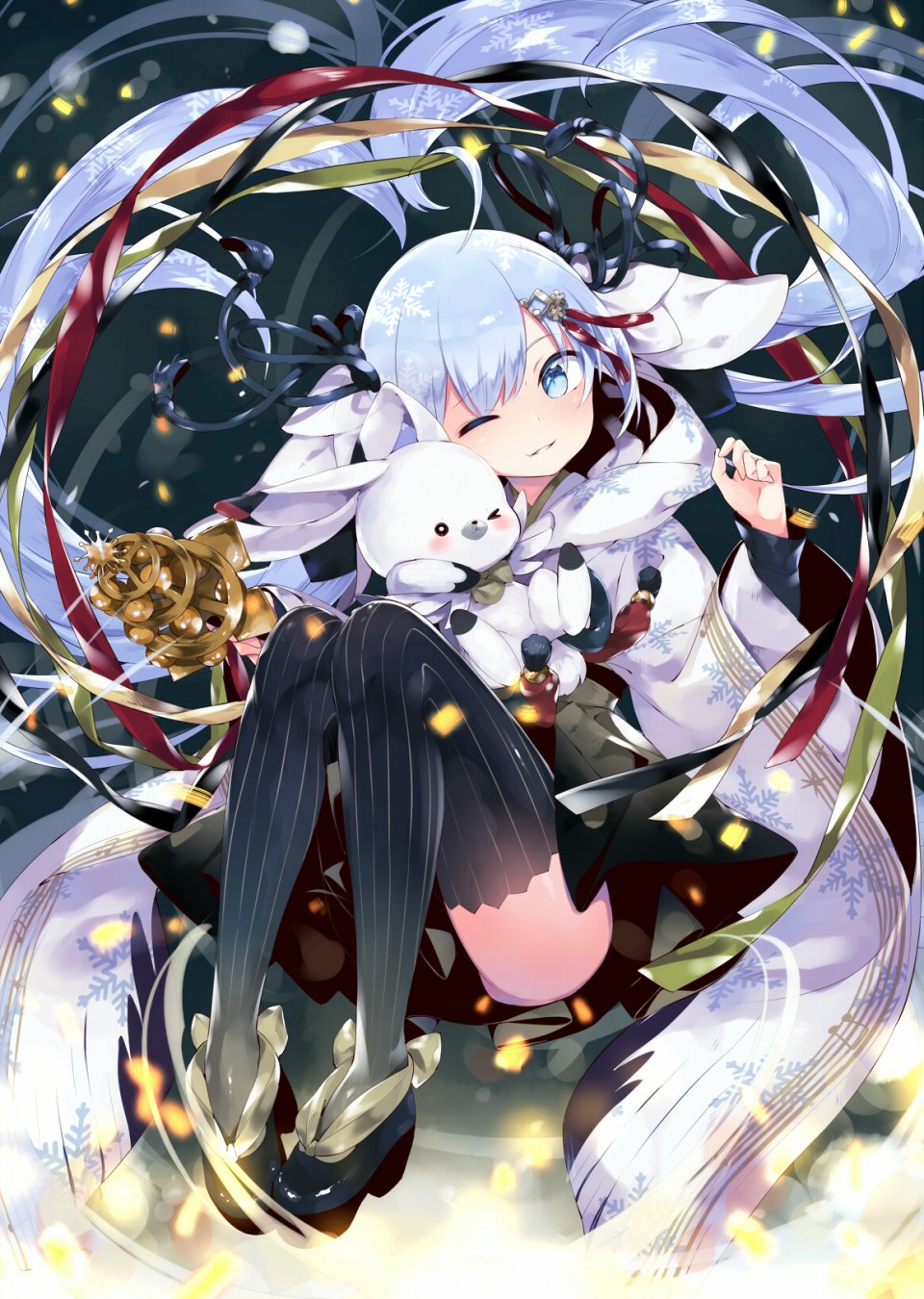 VOCALOID 初音ミク 雪ミク 雪未来 雪ミク2018 Kiya_Machi Single 长发
