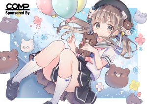 せんちゃ,オリジナル,女の子,セーラー服,熊