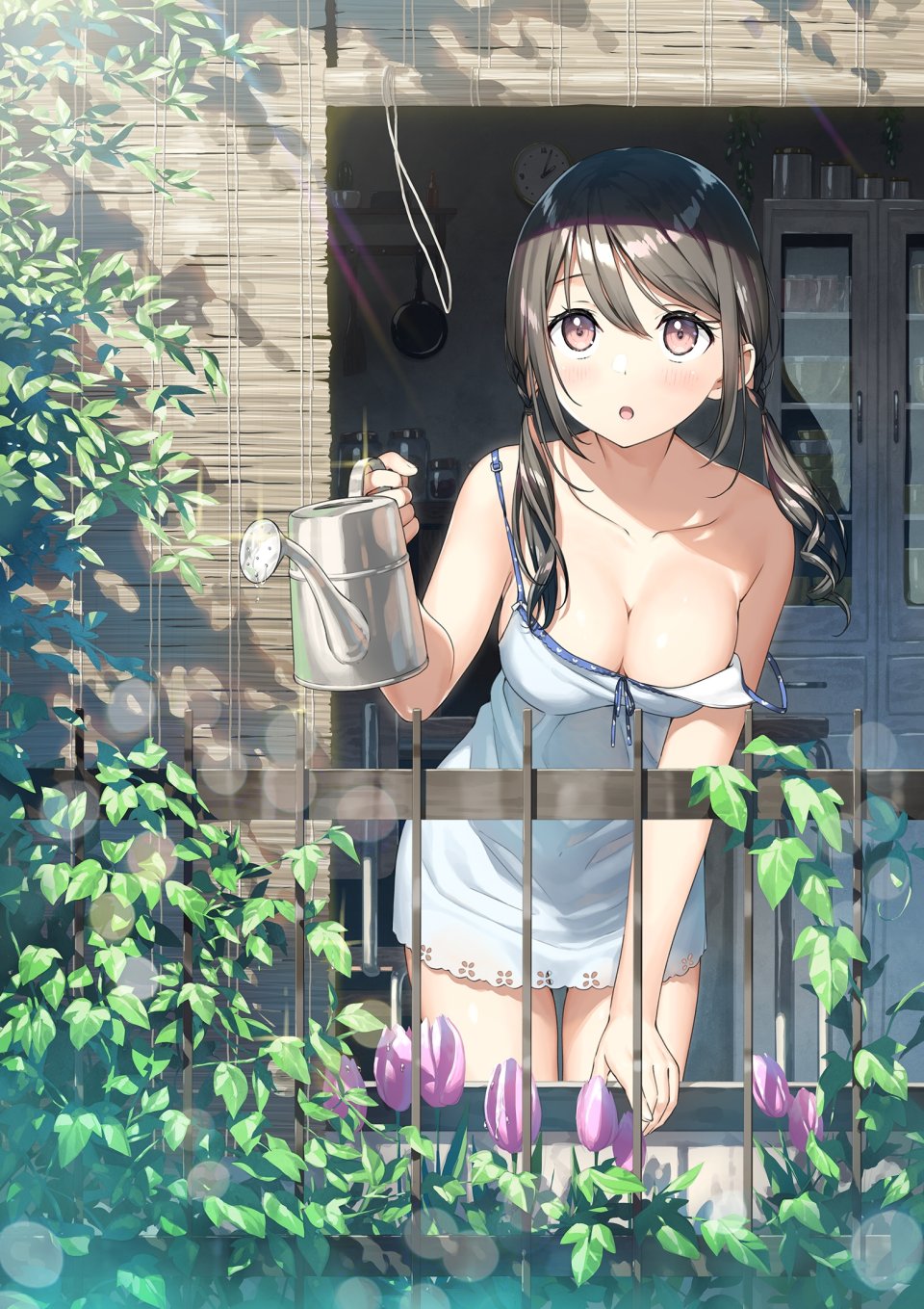 原创 Kantoku 长发 Single 長身像 脸红 视线正对 前发