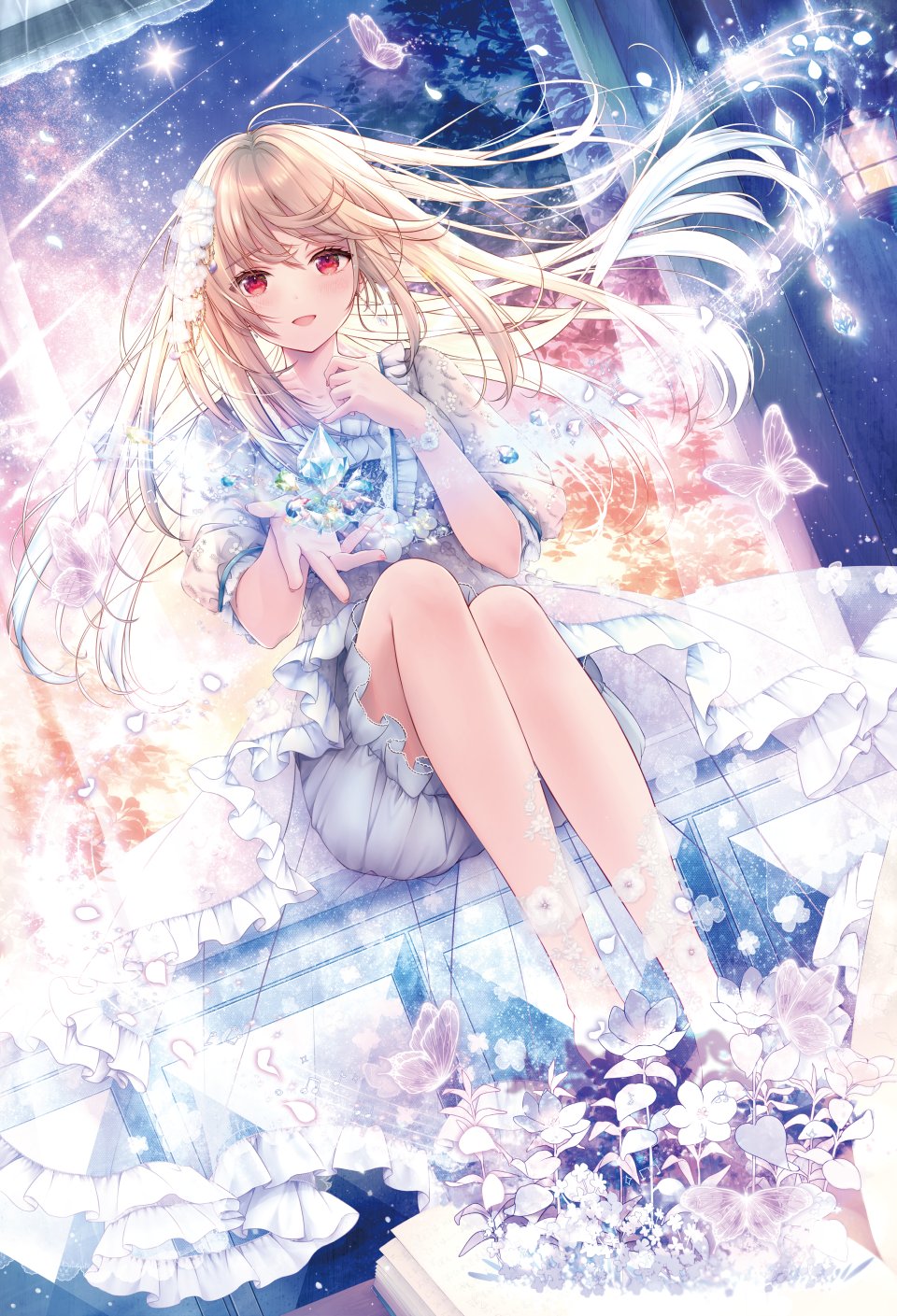 あずとらこ 绘守未来Project 灯笼裤 连衣裙 看穿 掀裙