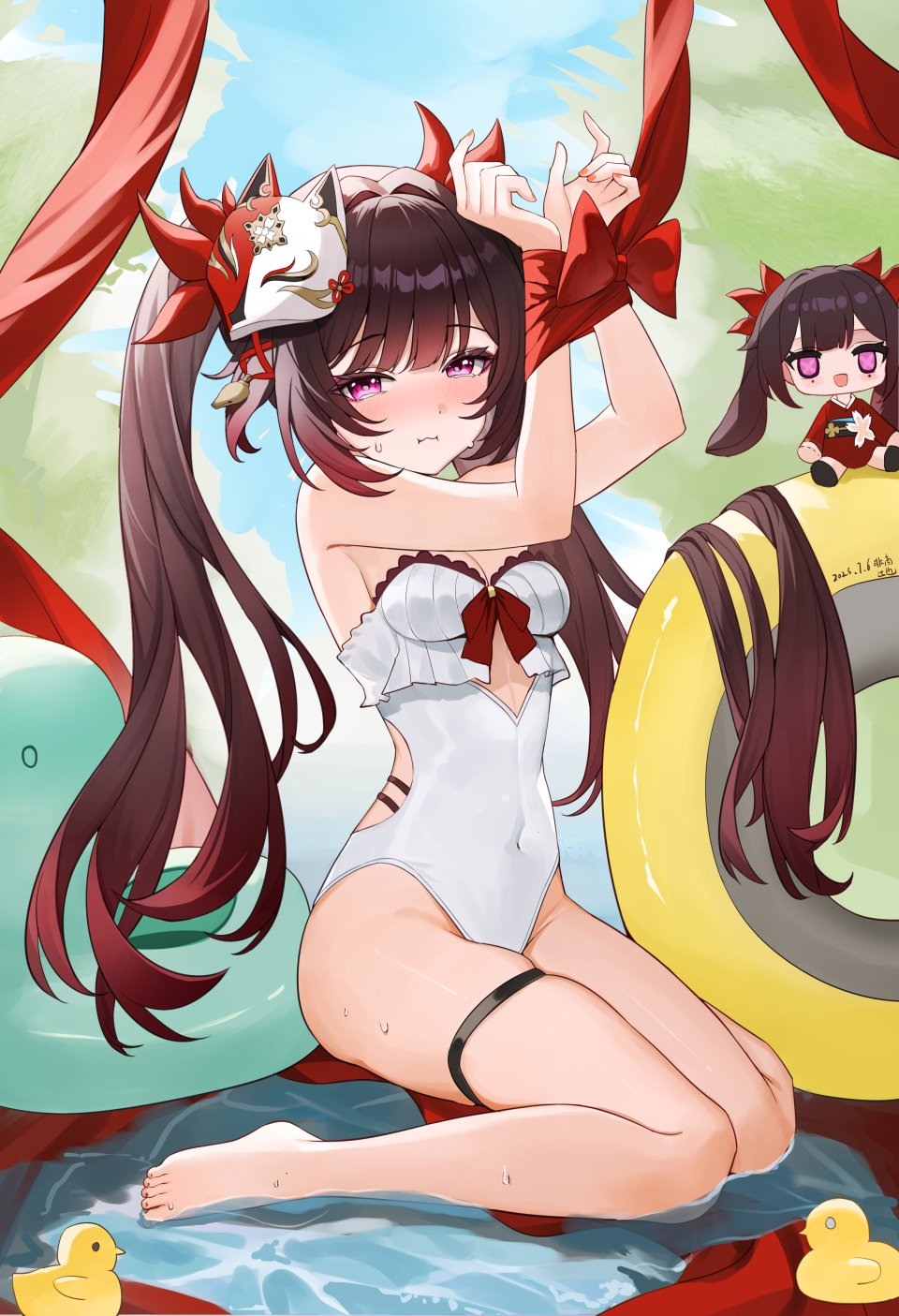 崩坏：星穹铁道 Honkai 花火 Sparkle Lao_Xi Single 长发 長身像