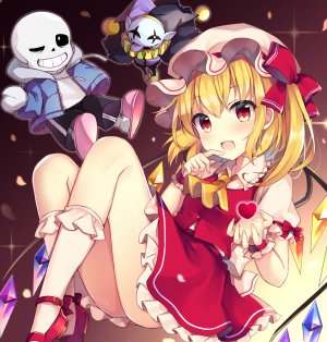 ルヒカ,東方,フランドール・スカーレット,フラン,ジェビル,サンズ,undertale,deltarune,東方Project