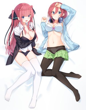 雪璐,中野三玖,中野二乃,五等分的新娘