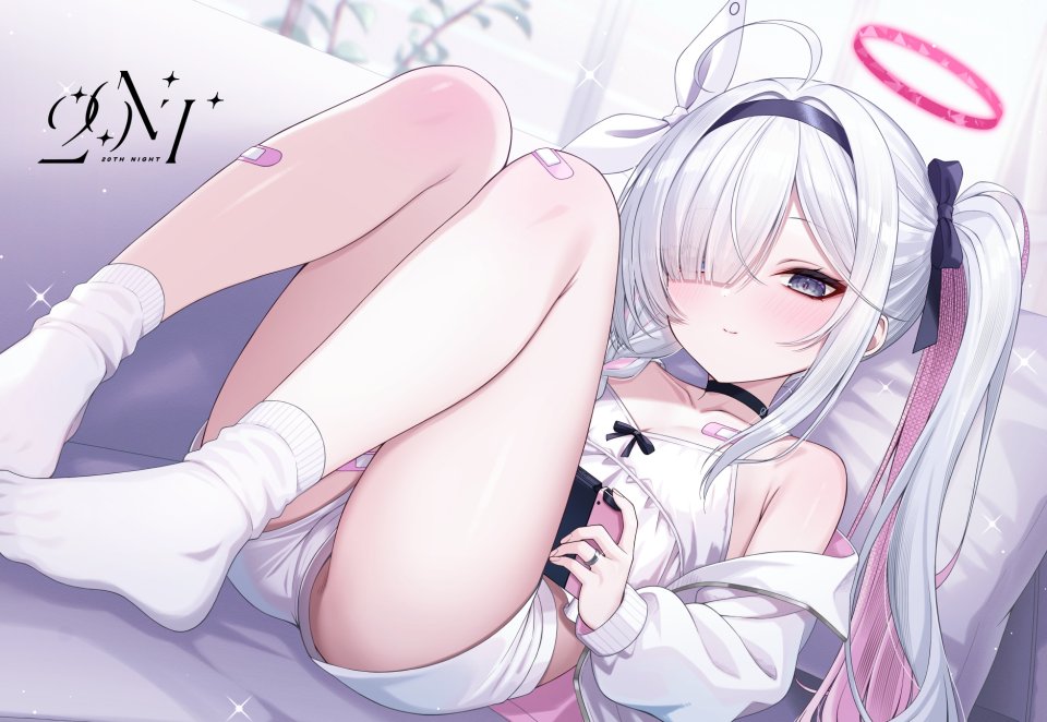 Fukemachi 阿洛娜 普拉娜 蔚蓝档案 创可贴 光晕 Lingerie 萝莉