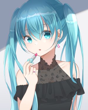 初音ミク,VOCALOID,mihiro_momonoki,长发,指环,single,双马尾