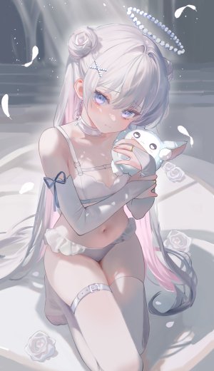 音ノ羽萌,bra,garter,光晕,胖次,丝袜