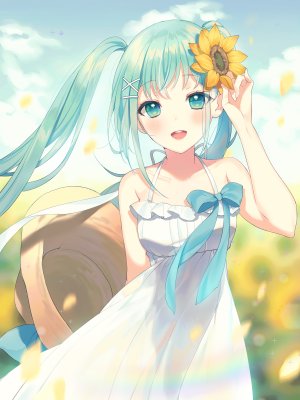 a20,初音ミク,VOCALOID,连衣裙,夏装