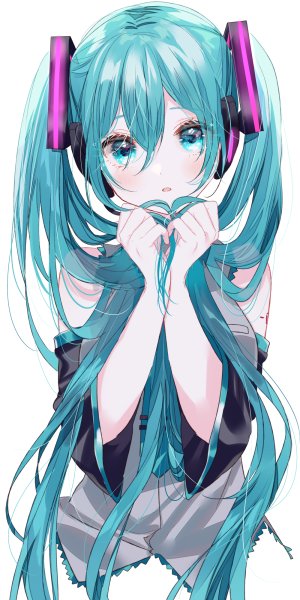 VOCALOID,初音ミク,sinsihukunokonaka,single,長身像,视线正对,前发,白背景,双马尾,少女