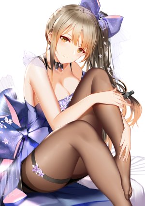 higandgk,少女前線,cleavage,連衣裙,黑絲